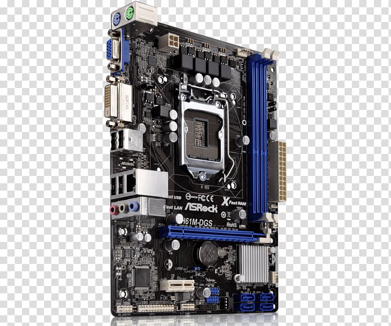 Graphics Cards & Video Adapters Motherboard Intel LGA 1150 LGA 1155, intel transparent background PNG clipart