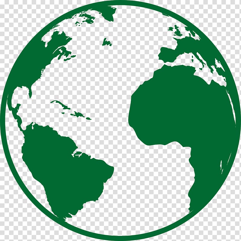 United States World map Globe, Green Earth transparent background PNG clipart