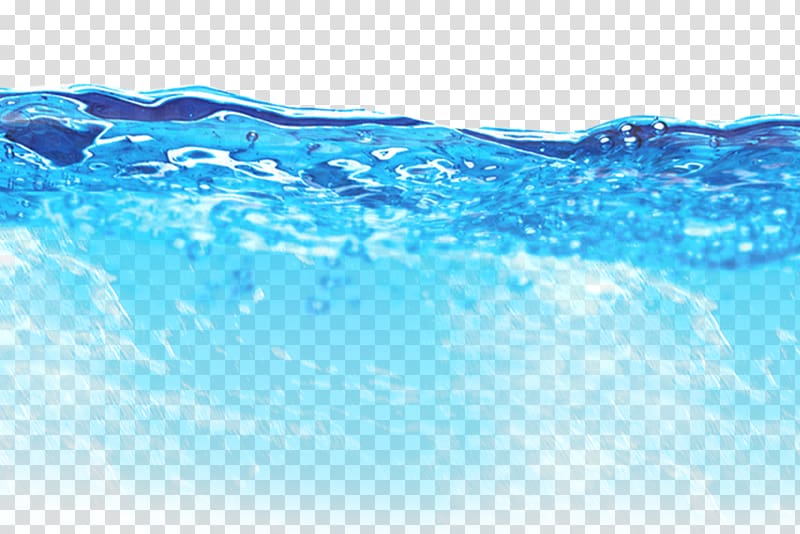 Seawater Drop Blue, Blue water transparent background PNG clipart