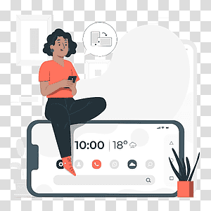 illustration, Landscape mode, mobile, user, choice, preference, settings, devices transparent background PNG clipart thumbnail