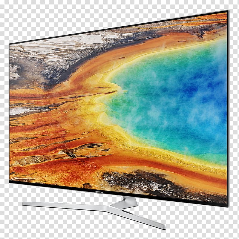 4K resolution LED-backlit LCD Samsung High-definition television, smart tv transparent background PNG clipart