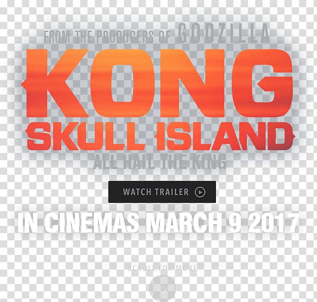 King Kong Godzilla Film Art Monster movie, skull island transparent background PNG clipart