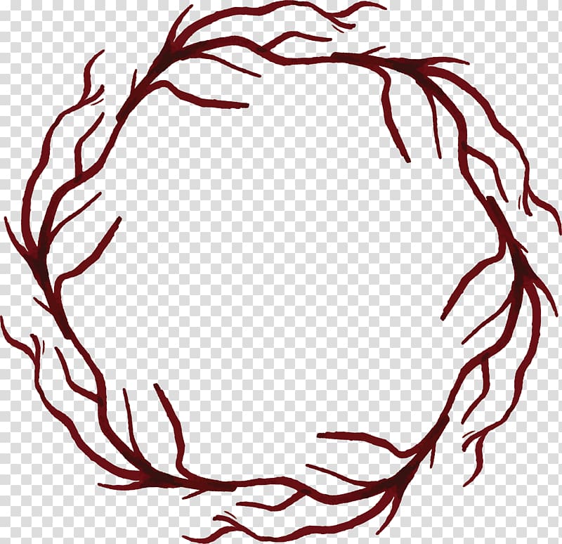 Branch , Wave tree branches decorative frame transparent background PNG clipart