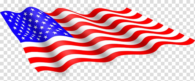 Flag of the United States Line Point, Double Twelve Perspective Banner Flag transparent background PNG clipart