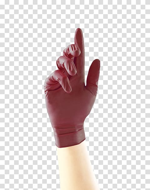 Medical glove Nitrile rubber Thumb, disposable gloves transparent background PNG clipart