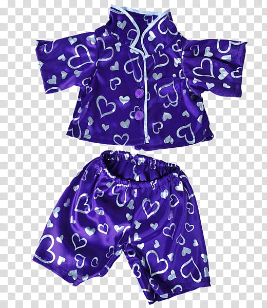 Vermont Teddy Bear Company Robe Clothing, purple bear transparent background PNG clipart