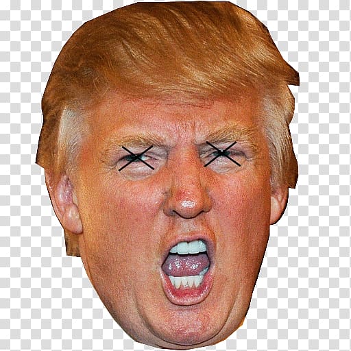 Protests against Donald Trump United States Republican Party Independent politician, scream transparent background PNG clipart
