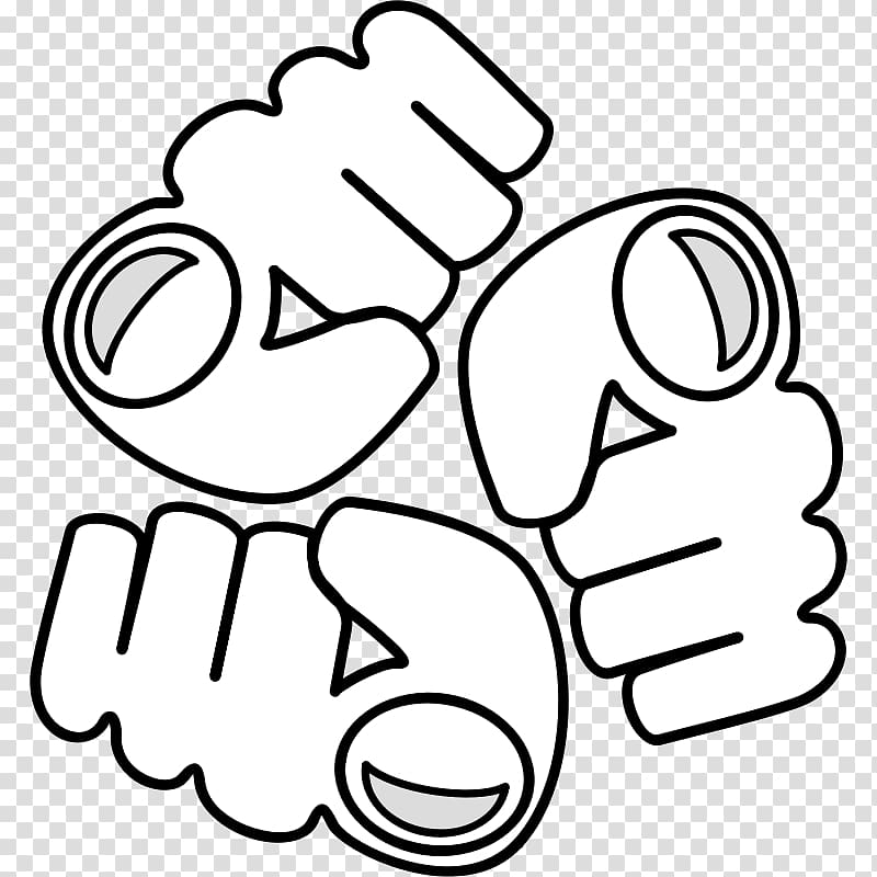 Aggression Passive-aggressive behavior Symbol , Hand Line Art transparent background PNG clipart