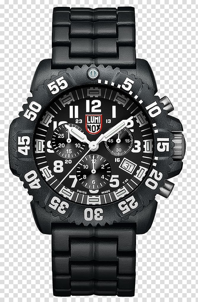 Amazon.com Luminox Navy Seal Colormark 3050 Series Watch United States Navy SEALs, watch transparent background PNG clipart