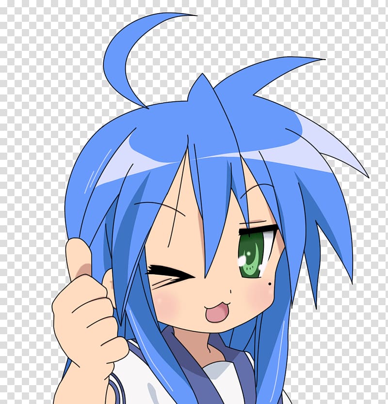 Konata Izumi Lucky Star Anime Character, lao transparent background PNG clipart