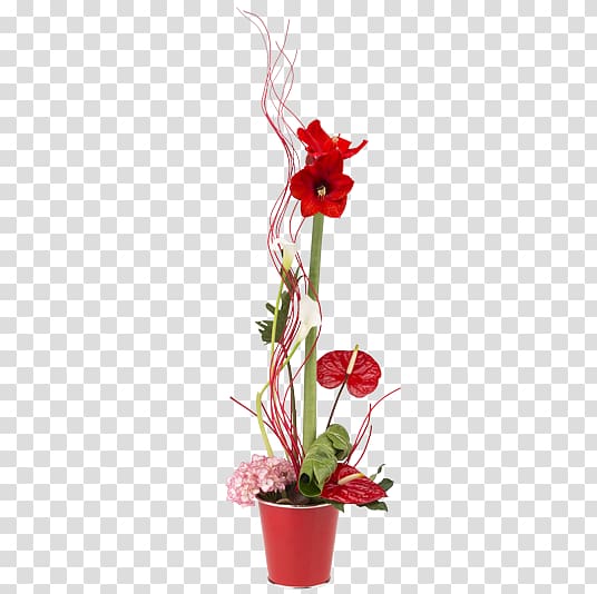 Floral design Cut flowers Jersey lily Vase, vase transparent background PNG clipart
