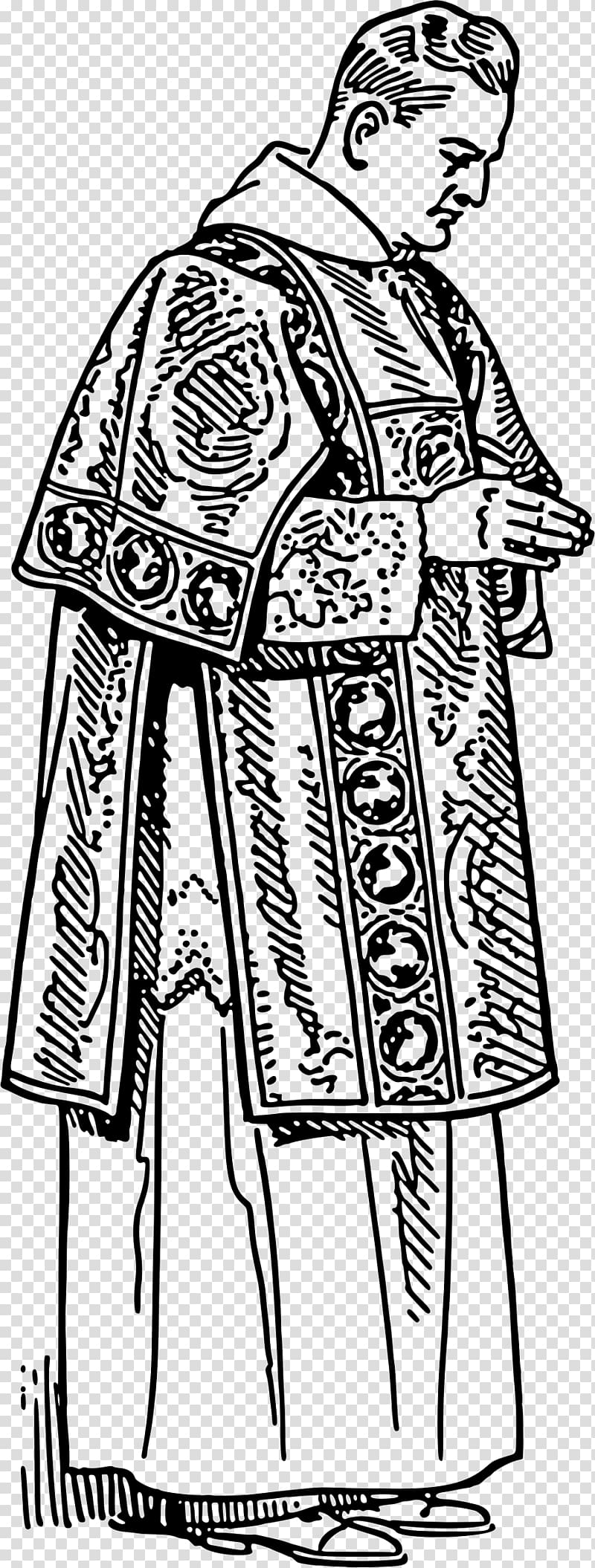 Dalmatic Deacon Vestment Stole Catholic Church, catholic transparent background PNG clipart