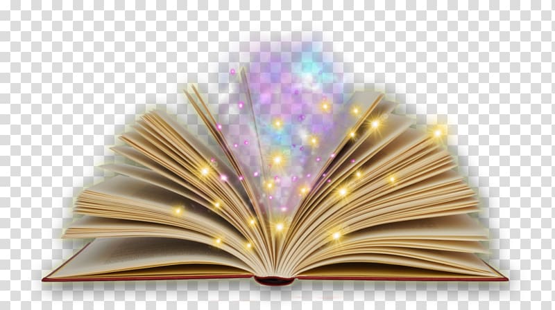 The Magic Book , magical girl transparent background PNG clipart