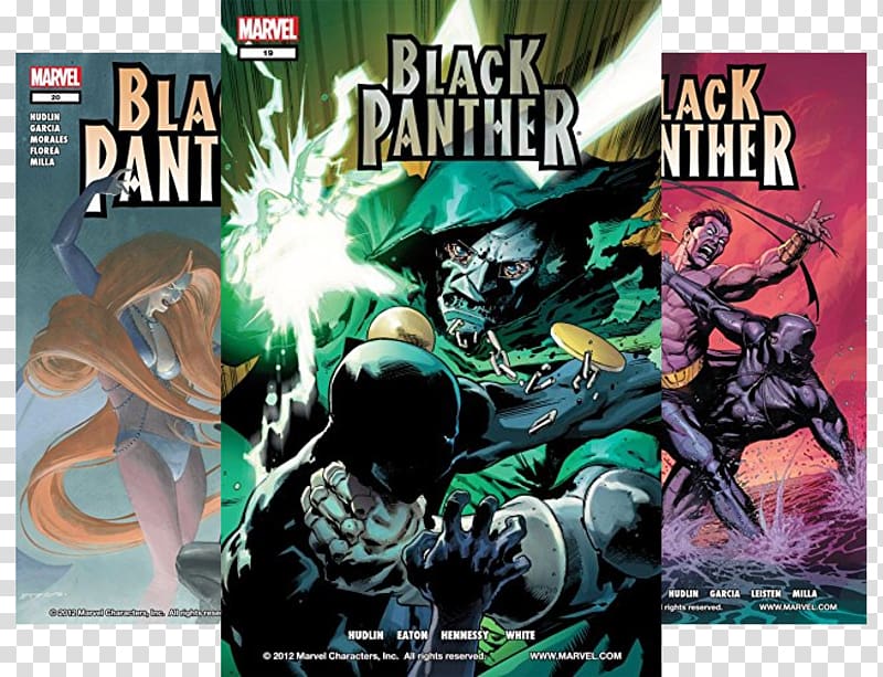 Black Panther Klaw Storm Comics Vision, others transparent background PNG clipart