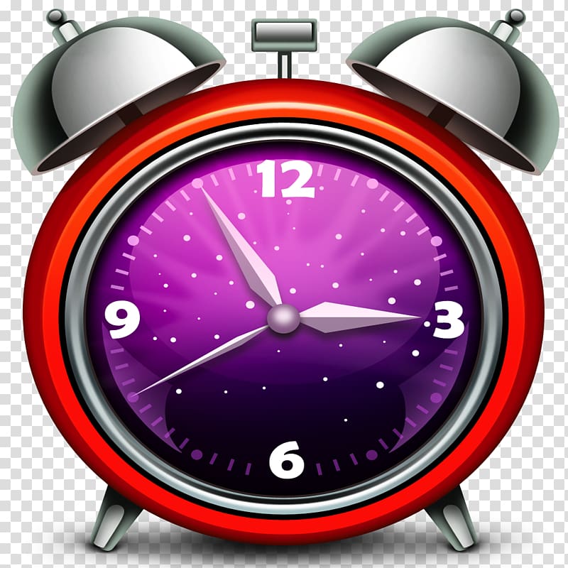 Alarm Clocks Timer Swiss railway clock Projector, alarm transparent background PNG clipart