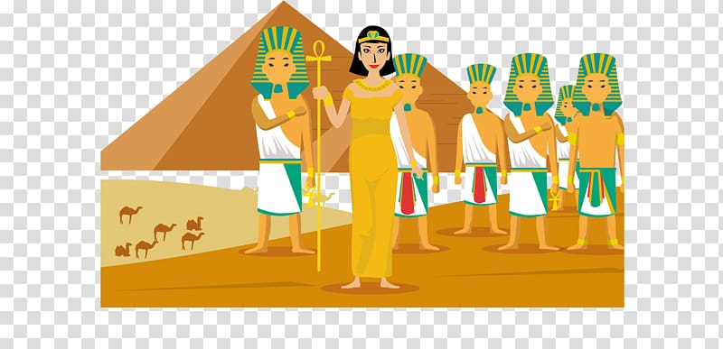 Egyptian pyramids Ancient Egypt Pharaoh Illustration, Egypt Tourism transparent background PNG clipart