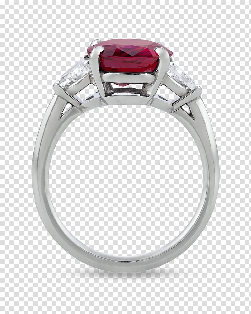 Ruby Engagement ring Silver Jewellery, ruby transparent background PNG clipart