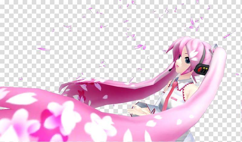 Cherry blossom Petal Sakura Haruno Anime, falling cherry blossoms transparent background PNG clipart