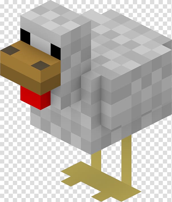 Minecraft: Pocket Edition Chicken as food Mob, Minecraft transparent background PNG clipart