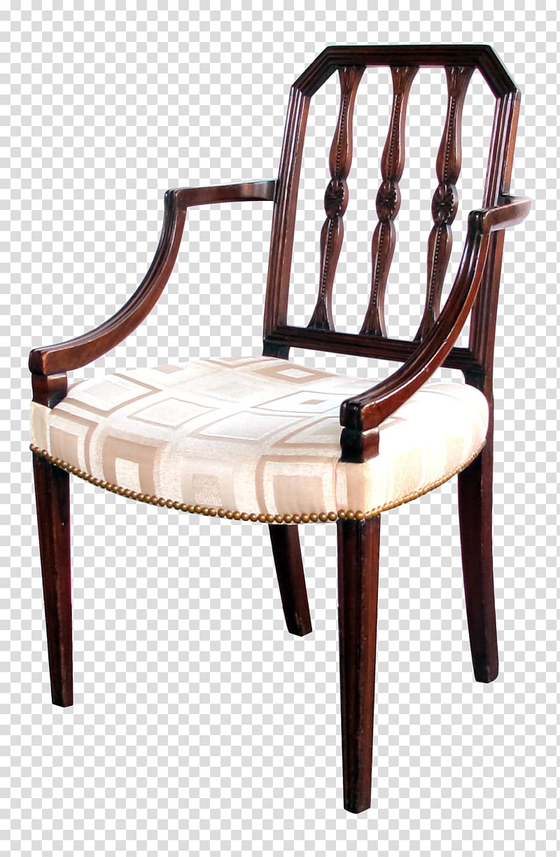 Chair Table Sheraton style Furniture Drawer, armchair transparent background PNG clipart