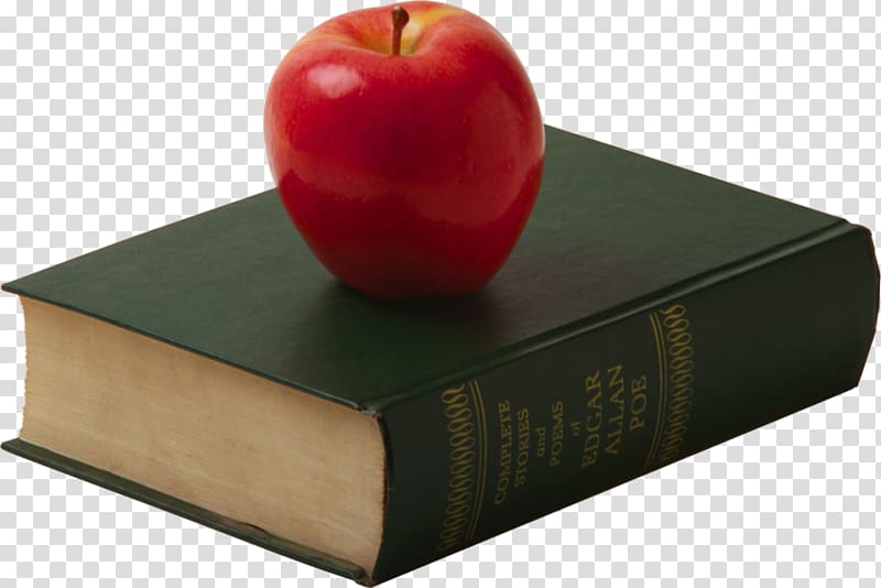 Apple Book , Apple and books transparent background PNG clipart