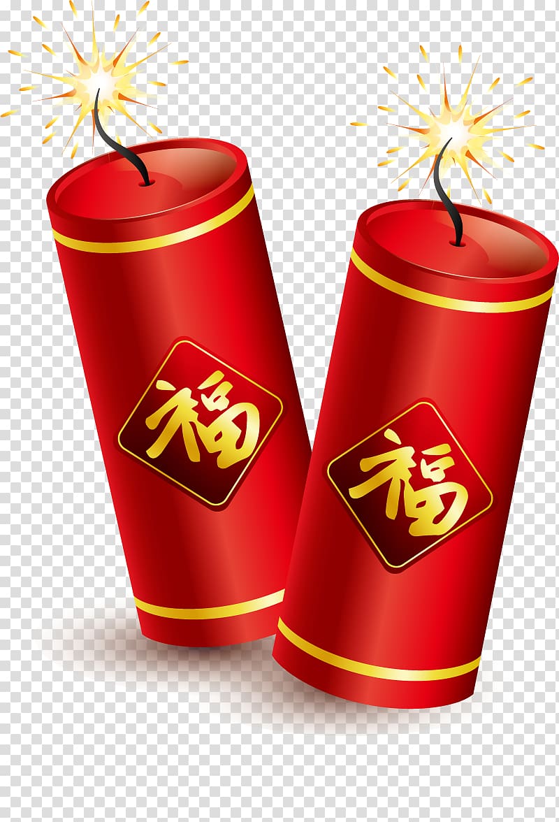 Firecracker Chinese New Year Japanese New Year Fireworks , Chinese New Year transparent background PNG clipart