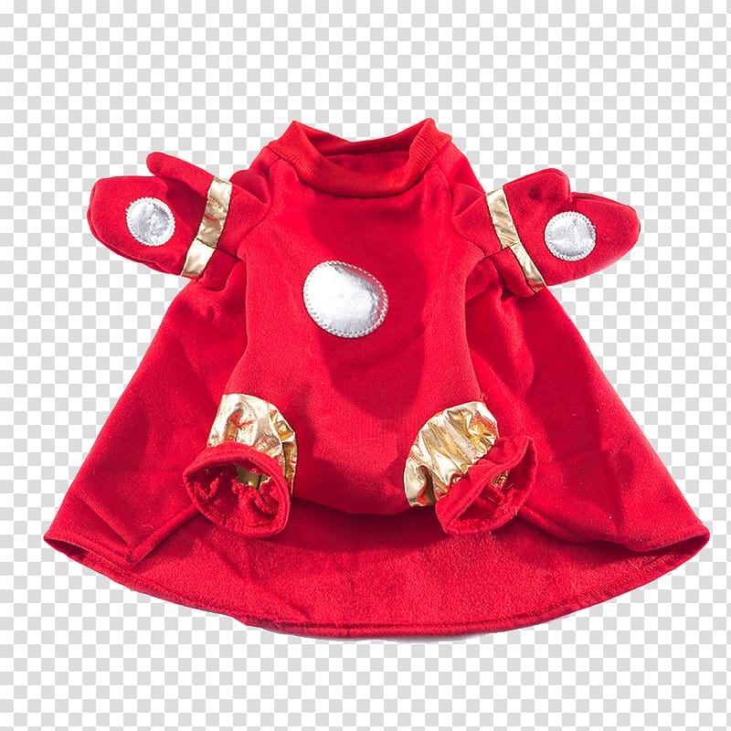 Iron Man Costume Clothing Dog Sleeve, Iron Man transparent background PNG clipart