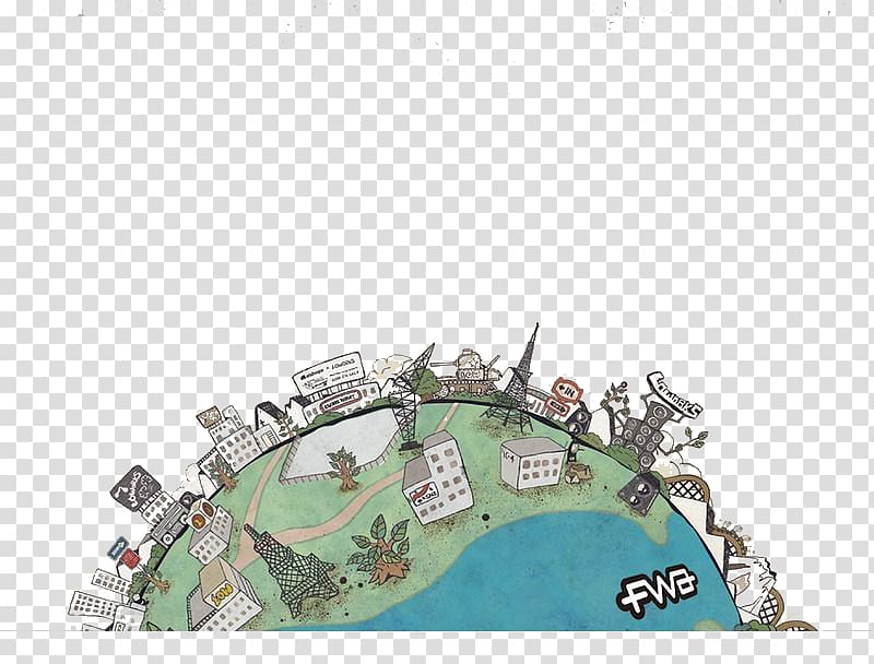 Earth Accelerated Mobile Pages , City on earth transparent background PNG clipart