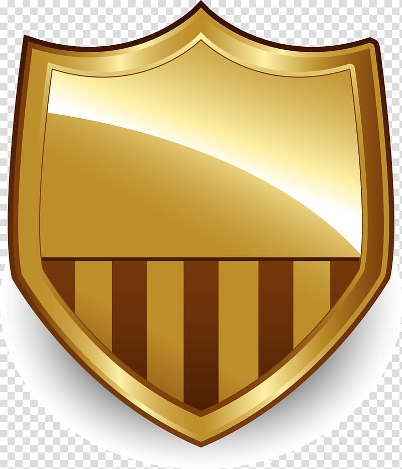 brown shield , Gold Label Ornament frame, Golden Shield,Shield,Gold Label,Golden badge,Gold Badge transparent background PNG clipart