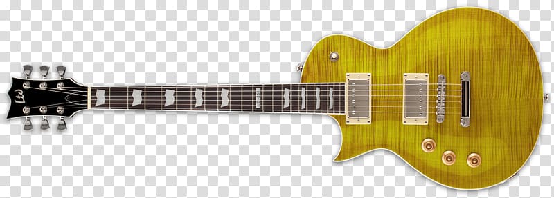 ESP LTD EC-1000 ESP LTD EC-256FM Electric guitar, Lemon Drop transparent background PNG clipart