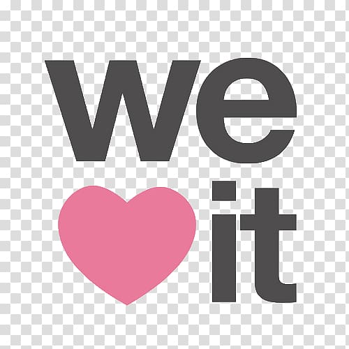 We Heart It Social media, we do transparent background PNG clipart