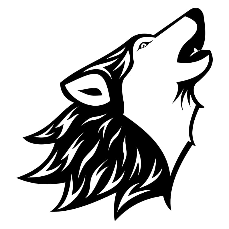 Gray wolf Black wolf Drawing , wolf transparent background PNG clipart ...