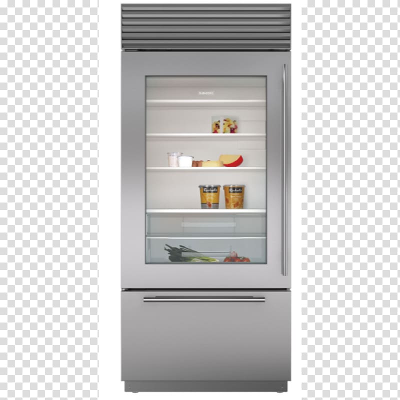 Refrigerator Window Sub-Zero Door Freezers, refrigerator transparent background PNG clipart