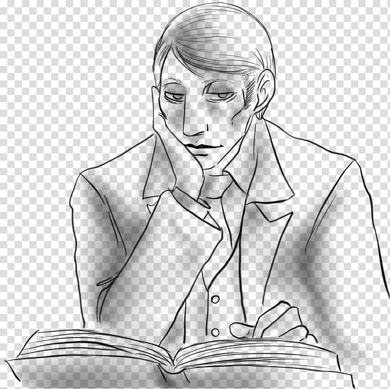 Hannibal Lecter Art blog Drawing Sketch, Hannibal lecter transparent background PNG clipart