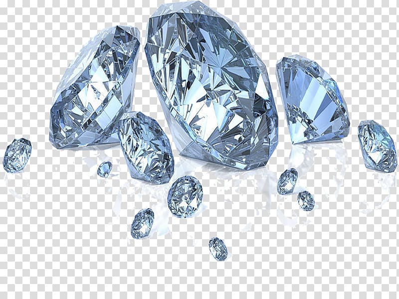 Sapphire Diamond , Diamond reflection transparent background PNG clipart