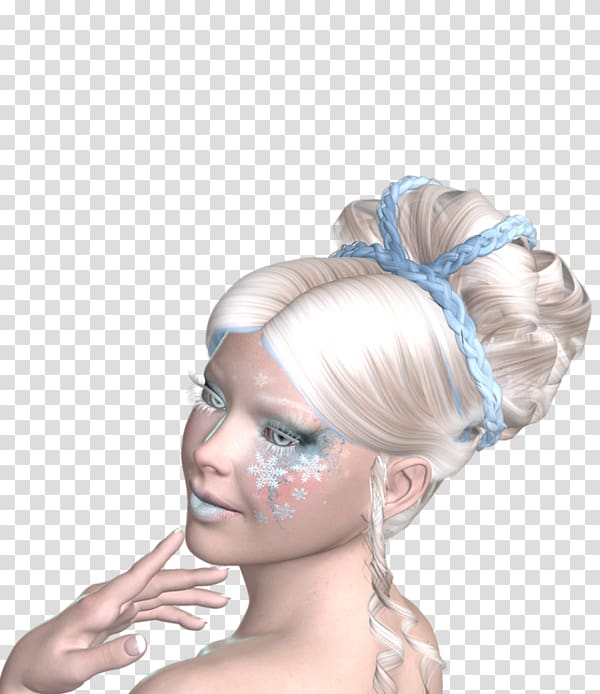 Headpiece Blond Painting Hair tie Hairstyle, painting transparent background PNG clipart