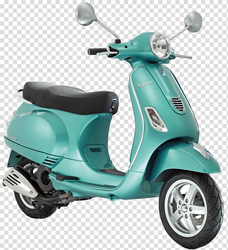 Scooter Piaggio Vespa LX 150 EICMA, Scooter transparent background PNG clipart