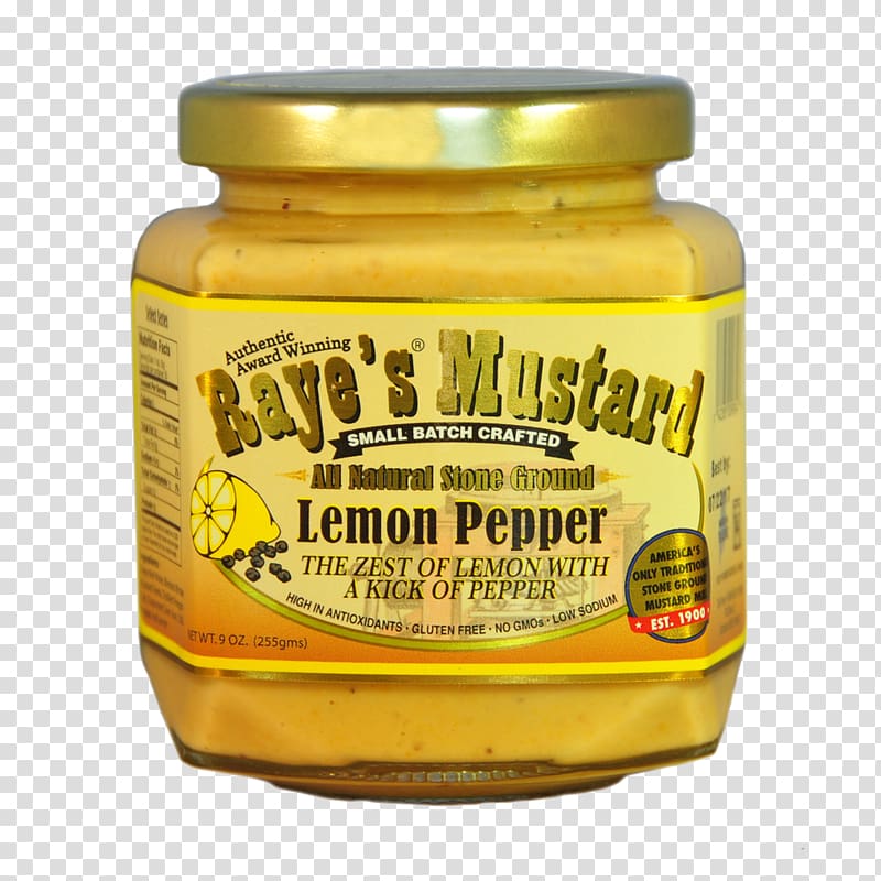 Mustard Winter Garden Flavor Ounce, Lemon Pepper transparent background PNG clipart