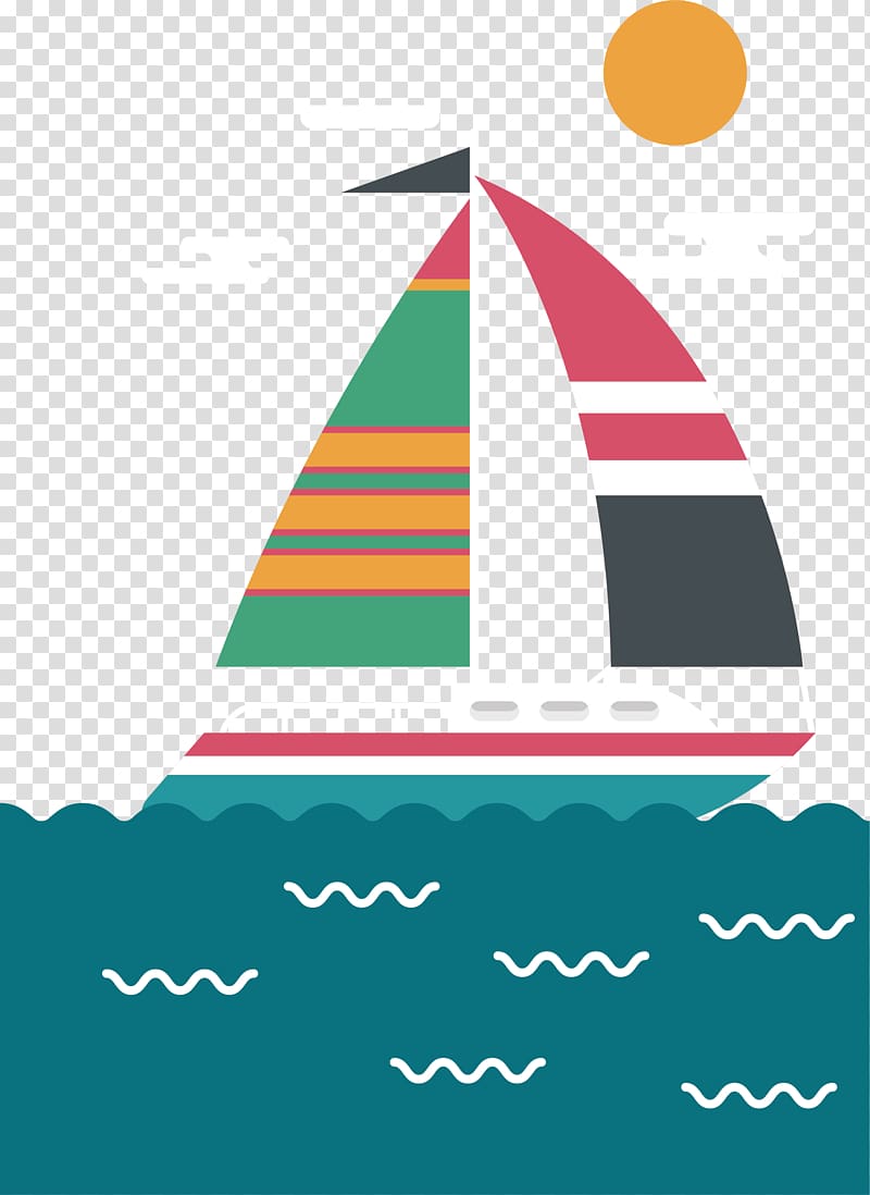 Sailing ship , Sailing boat at sea transparent background PNG clipart