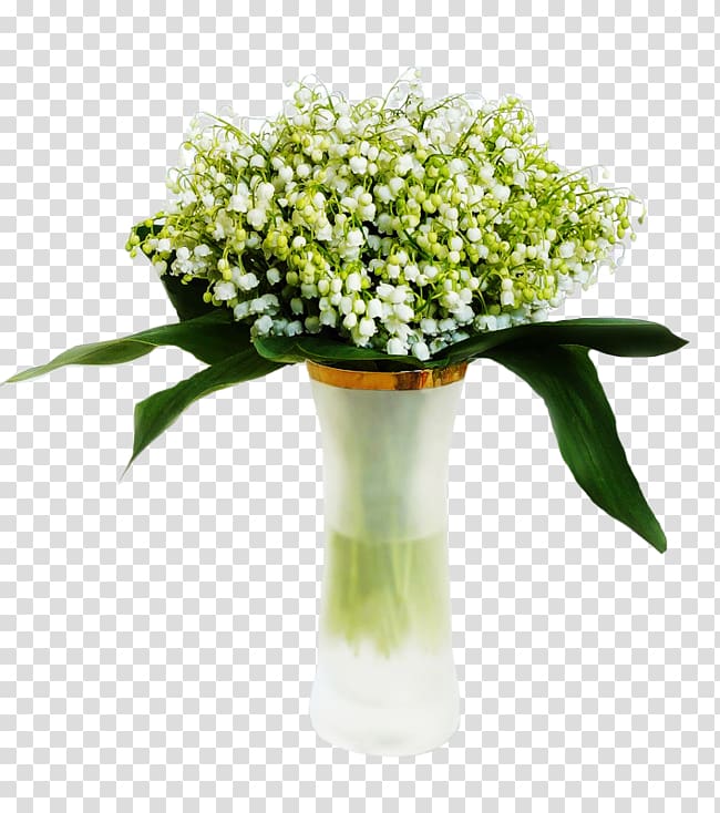 Lily of the valley Cut flowers Lilium Floral design, muguet transparent background PNG clipart