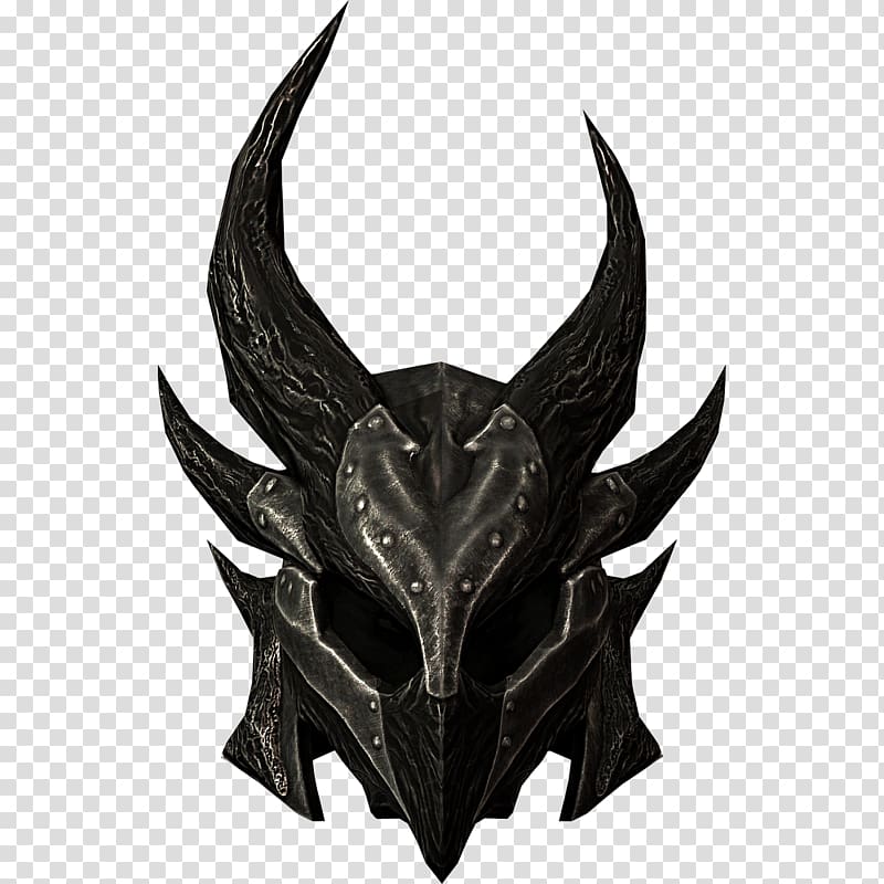 The Elder Scrolls V: Skyrim – Dragonborn Helmet Armour The Elder Scrolls Online Mod, Helmet transparent background PNG clipart