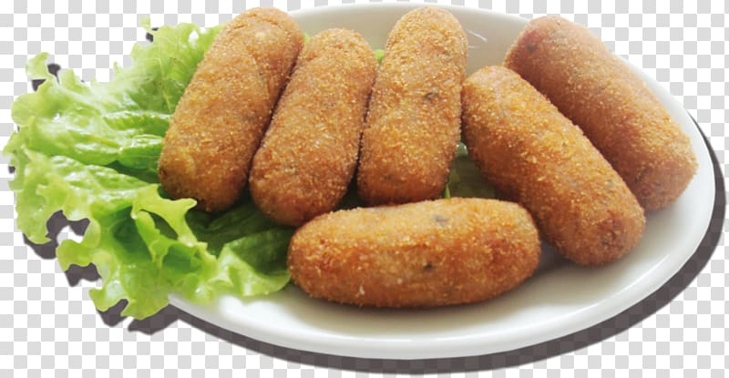 Korokke Croquette Rissole Kibbeh Bolinhos de bacalhau, others transparent background PNG clipart