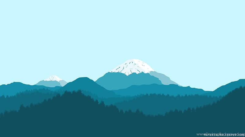 Mount Fuji, Japan artwork, Desktop Material Design Blue , mountain transparent background PNG clipart