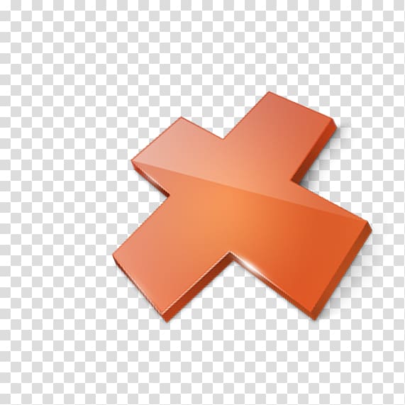 Fuming Road Station Icon, Orange-cross transparent background PNG clipart
