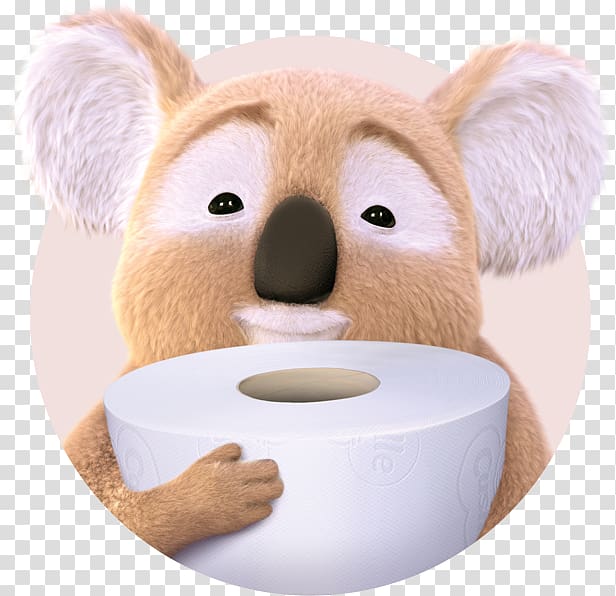 Toilet Paper Ply Facial Tissues, koala transparent background PNG clipart