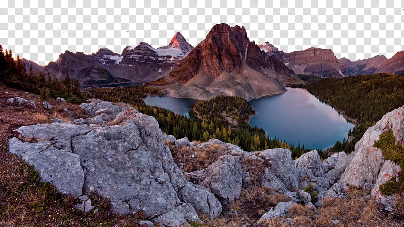 Beautiful Mountain Mount Assiniboine Sunset Cloud, Mount Assiniboine Provincial Park in Canada due to four transparent background PNG clipart