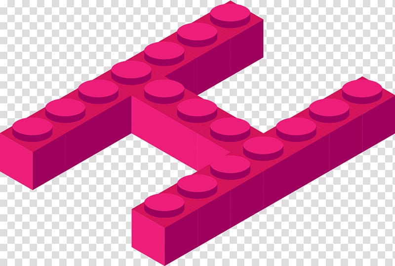 pink letter H illustration, Lego Letter H transparent background PNG clipart