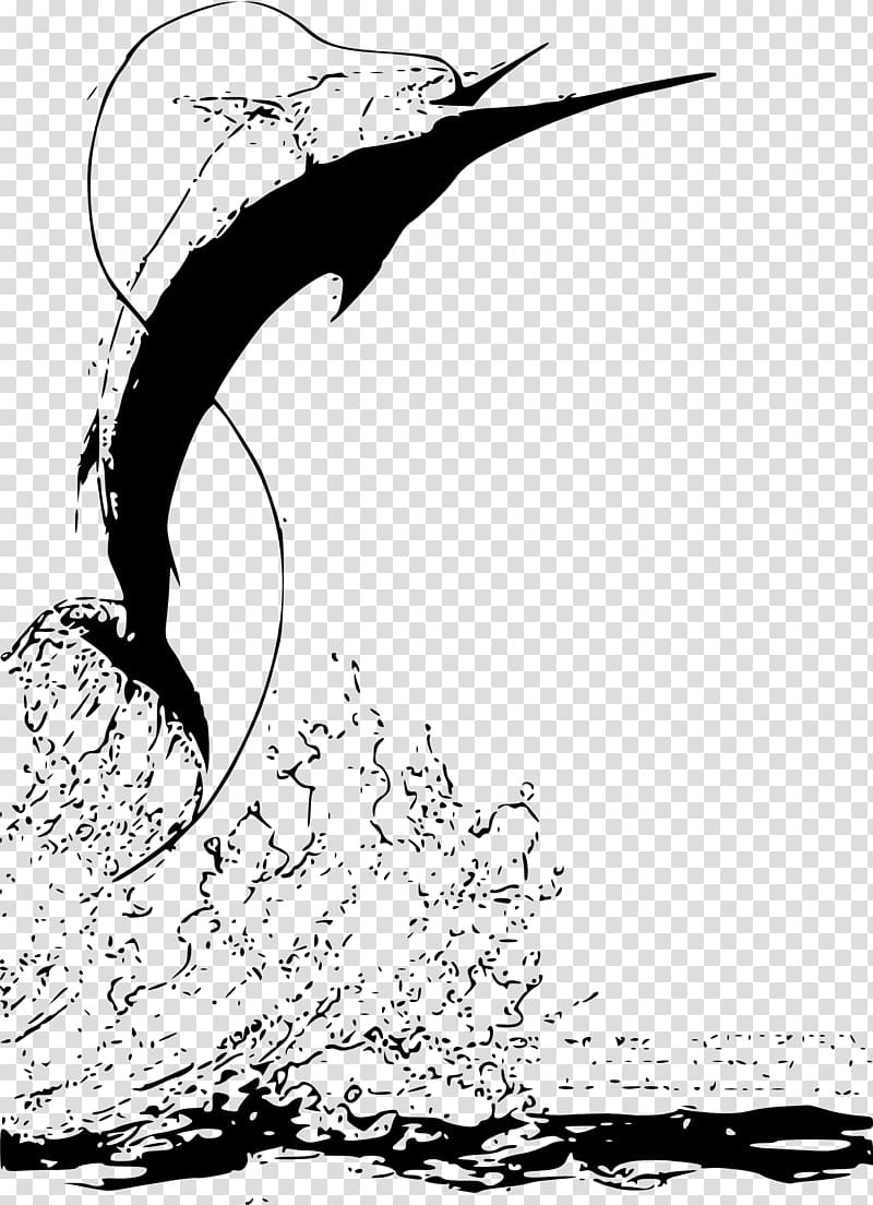 Swordfish Drawing Fishing , Swordfish transparent background PNG clipart