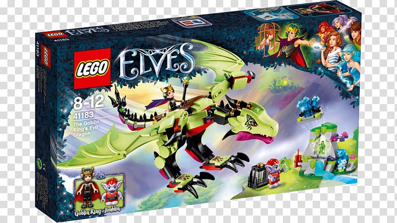 LEGO 41183 Elves The Goblin King's Evil Dragon Lego Elves Toy, toy transparent background PNG clipart