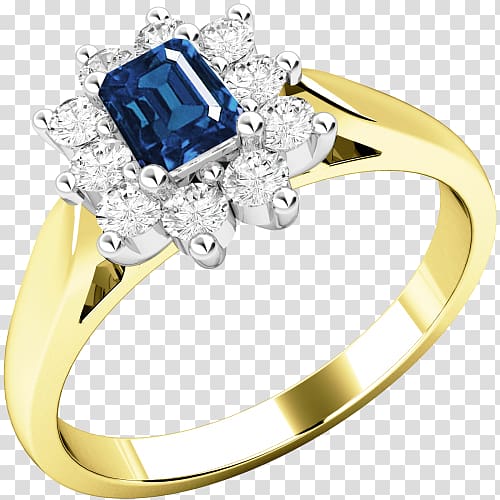 Sapphire Ring Diamond Gold Brilliant, sapphire transparent background PNG clipart